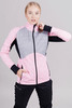 Премиальная куртка для лыж и зимнего бега Nordski Hybrid Candy Pink/Grey женская