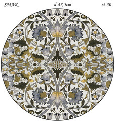 Эскиз для росписи, Круг диаметр-47,5см, SMAR-st-30