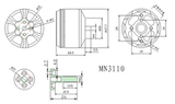 T-Motor MN3110 KV700