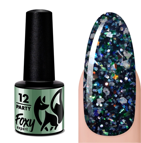 Гель-лак дизайн (Gel polish PARTY) #12, 5 ml