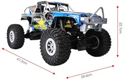 Радиоуправляемый краулер WLTOYS 4WD RTR масштаб 1:10 2.4G - 104310