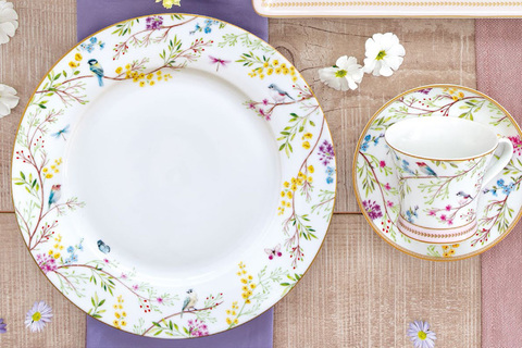 Тарелка обеденная 26.5см Easy Life Пение птиц