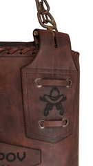 Боксерский мешок EXCLUSIVE TEXAS FILIPPOV, 130см/40см/58-60кг, коричневый