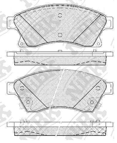 Колодки NiBK PN0391