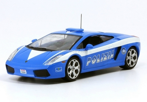 Lamborghini Gallardo Polizia Italy 1:43 DeAgostini World's Police Car #20