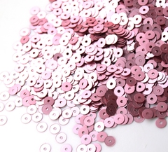 Пайетки плоские 4 мм. Rosa (306W)