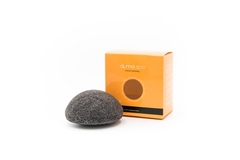 ALMASPA Спонж конняку черный для комбинированной и жирной кожи