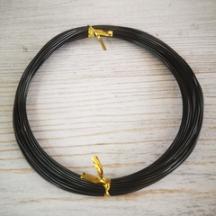 Проволока для рукоделия Черная 1 мм. (10 метров)