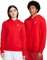Женская теннисная куртка Nike Sportswear Club Fleece Pullover Hoodie - university red/university red/white