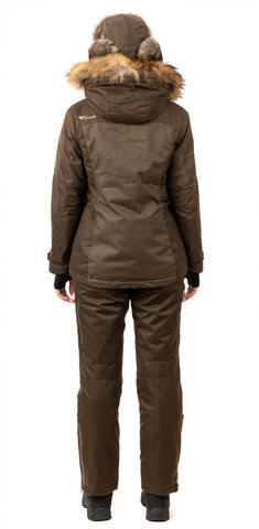 Женский костюм для охоты PRIDE Артемида, зимний -15, коричневый