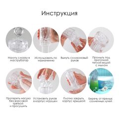 Фиолетовый сквозной мастурбатор Through HARD - 