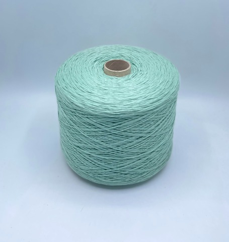 Бобинная пряжа (пр.Италия), art.Cotone, 350м/100 гр. 100%Хлопок, цвет-Фисташковое мороженое , арт.34826