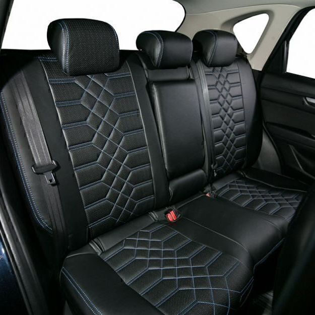Авточехлы "КОБРА". Индивидуальный пошив для Pontiac Vibe. Экокожа. Алькантара.