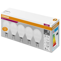 Лампа светодиодная OSRAM LVCLP60 7SW/840 230V E14 5шт/уп (4058075578135)