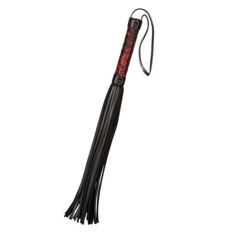 Черная многохвостая гладкая плеть Scandal Flogger Bulk - 69 см. - California Exotic Novelties Scandal SE-2712-30-1