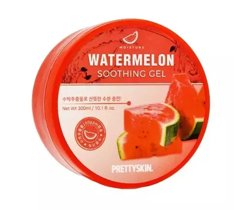 Pretty Skin Watermelon Soothing Gel Мультифункциональный гель для лица и тела с экстрактом арбуза