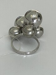 Шарики 2+3 (кольцо из серебра)