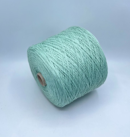 Бобинная пряжа (пр.Италия), art.Cotone, 350м/100 гр. 100%Хлопок, цвет-Фисташковое мороженое , арт.34826