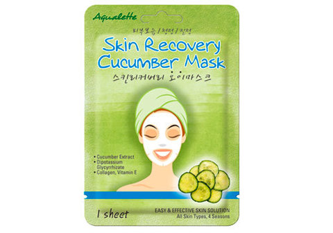 Восстанавливающая маска Aqualette с экстрактом огурца