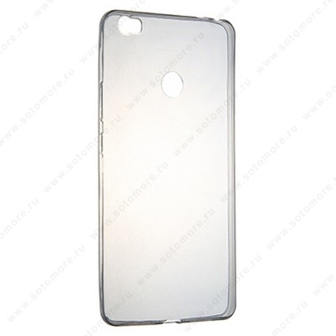 Накладка силиконовая ультра-тонкая для Xiaomi Mi Max 1 черная (прозрачная)