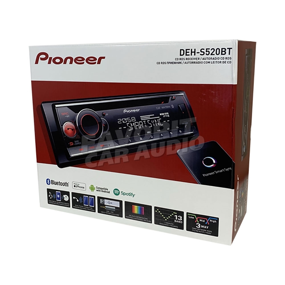 Pioneer DEH-S520BT – купить за 17 800 руб | Магазин автозвука Favorit Car  Audio Саратов, Энгельс, Пенза