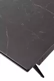 фото 8 Стол FORIO 160 MATT BLACK MARBLE SOLID CERAMIC / BLACK, DISAUR на profcook.ru