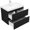 Aquanet 337954 Тумба Вега 2.0 70 2 ящ. цв.черный (337954)