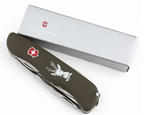 Нож складной Victorinox Hunter, 111 mm, Green (0.8873.4)