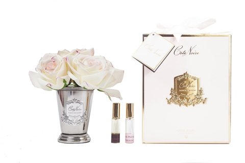 Букет роз ароматизированный и 2 спрея Cote Noire Seven Rose Pink blush Pink box