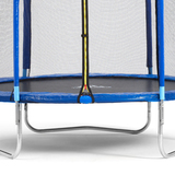 Батут DFC Trampoline Fitness с сеткой 8ft Синий фото №6