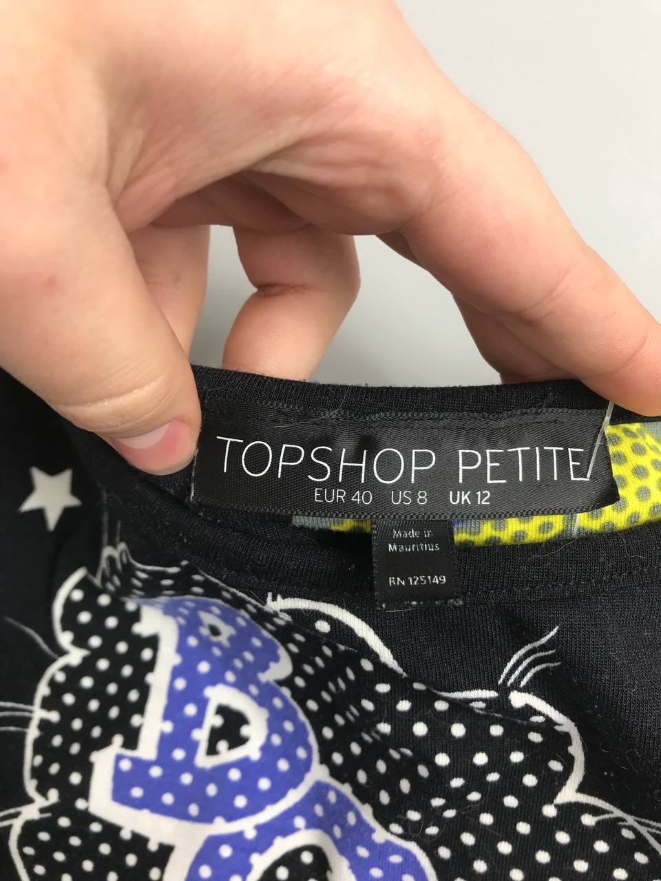 Купить Платье Topshop с принтом 40 размер в интернет секонд-хенде Ozhur