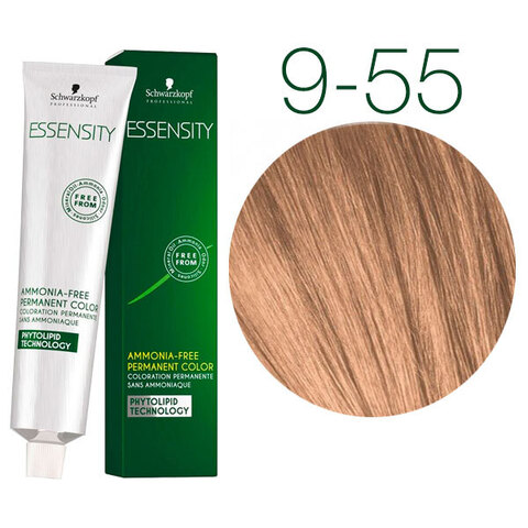 Schwarzkopf Professional Essensity 9-55 (Блондин золотистый экстра) - Безаммиачный краситель для волос