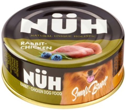 NUX консервы для собак мелких пород беззерновые (кролик и цыпленок) 100 г