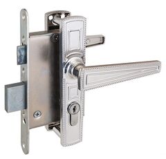 Замок Димитровград врезной "Зенит" ЗВ4-3.01 хром с ручками