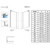 Radaway 10319074-04-01R Modo SL White II 70 Right