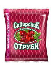 Отруби Сибирские ПШЕНИЧНЫЕ (с брусникой), 200 г