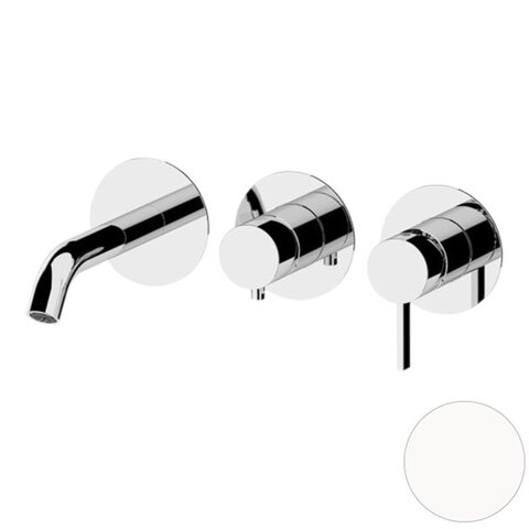 Remer Metrica MC54D2PBO Смеситель для ванны, белый матовый