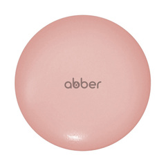 Накладка на слив для раковины ABBER AC0014MP розовая матовая, керамика фото