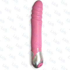 Розовый вибромассажер Zest, серия Vibe therapy.
