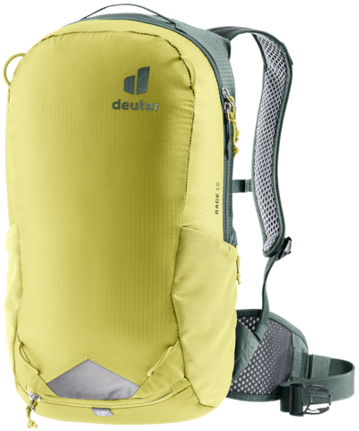Картинка рюкзак велосипедный Deuter Race 12 Sprout/Ivy - 1