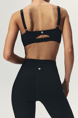 Леггинсы с рельефными швами SPORT Чёрный