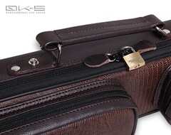 Кейс QK-S Captain 2x2 коричневый аллигатор