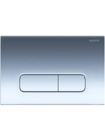 Aquatek PNS-0000007 PNS-0000007 (002BQ) Панель смыва Хром для INSP-0000001 Pneumo S (клавиши прямоугольная)