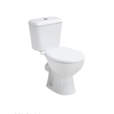 Aquatek AQ2780-00  AQ2780-00 КАИР Унитаз напольный  с бачком 660*360*720, косой выпуск, сиденье из полипропилена, крепеж