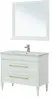 Aquanet 281190 Набор мебели Бостон М 100 белый (ручки золото) (281190)