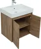 Aquanet 302525 Тумба с раковиной Nova Lite 60 2 дв. цв. дуб рустикальный (302525)