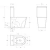 BelBagno BB2149CPR/SC FLAY-R Чаша унитаза безободкового с сиденьем дюропласт soft close P-trap, BB2149CPR/SC