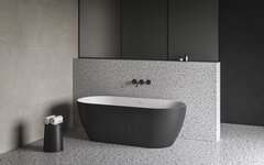 Ravak CD51700000 Ванна FREEDOM O TEC отдельностоящая 1700 х 770 ЧЕРНАЯ (слив-перелив - ЧЕРНЫЙ) фото