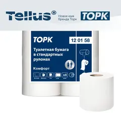 Tork туалетная бумага в стандартных рулонах белый 120158 фото
