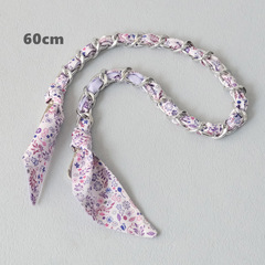 Ручка из цепочки(серебро) с платком S-46